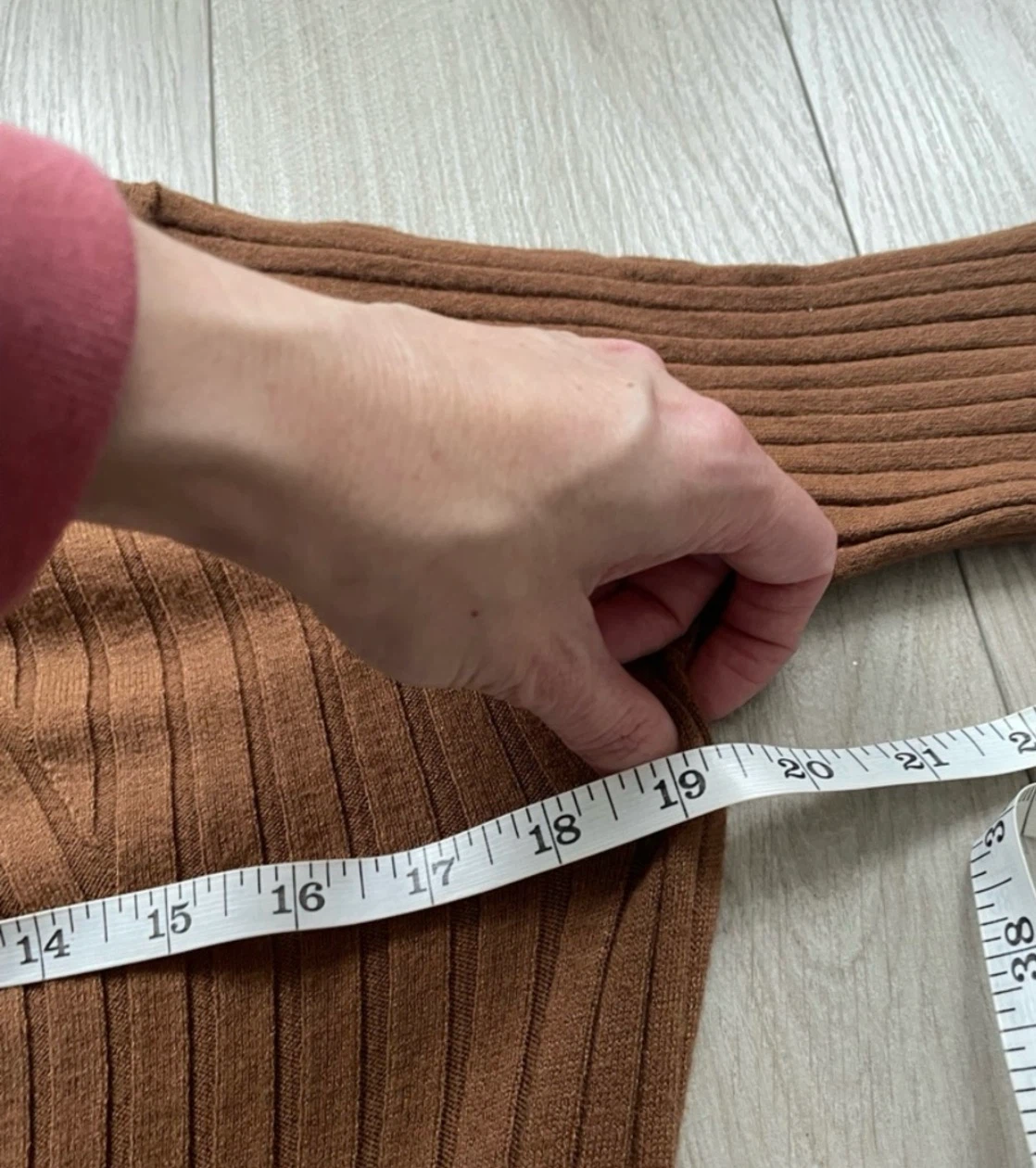 Varley Maeve ribbed dress, soft and stretchy, nutmeg, S - photo 5