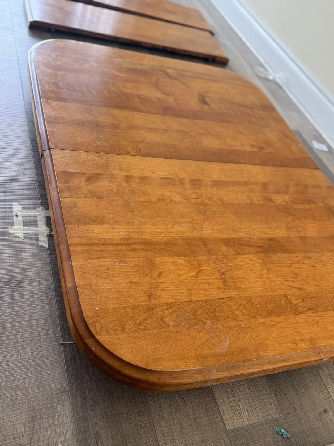 Wooden Dining Table + 3 Chairs , Pickup Only - photo 3