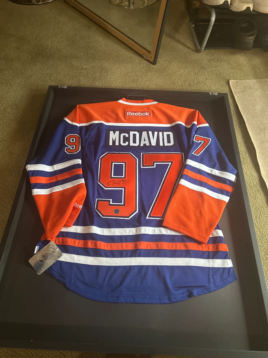 Connor McDavid Signed Jersey +  COA