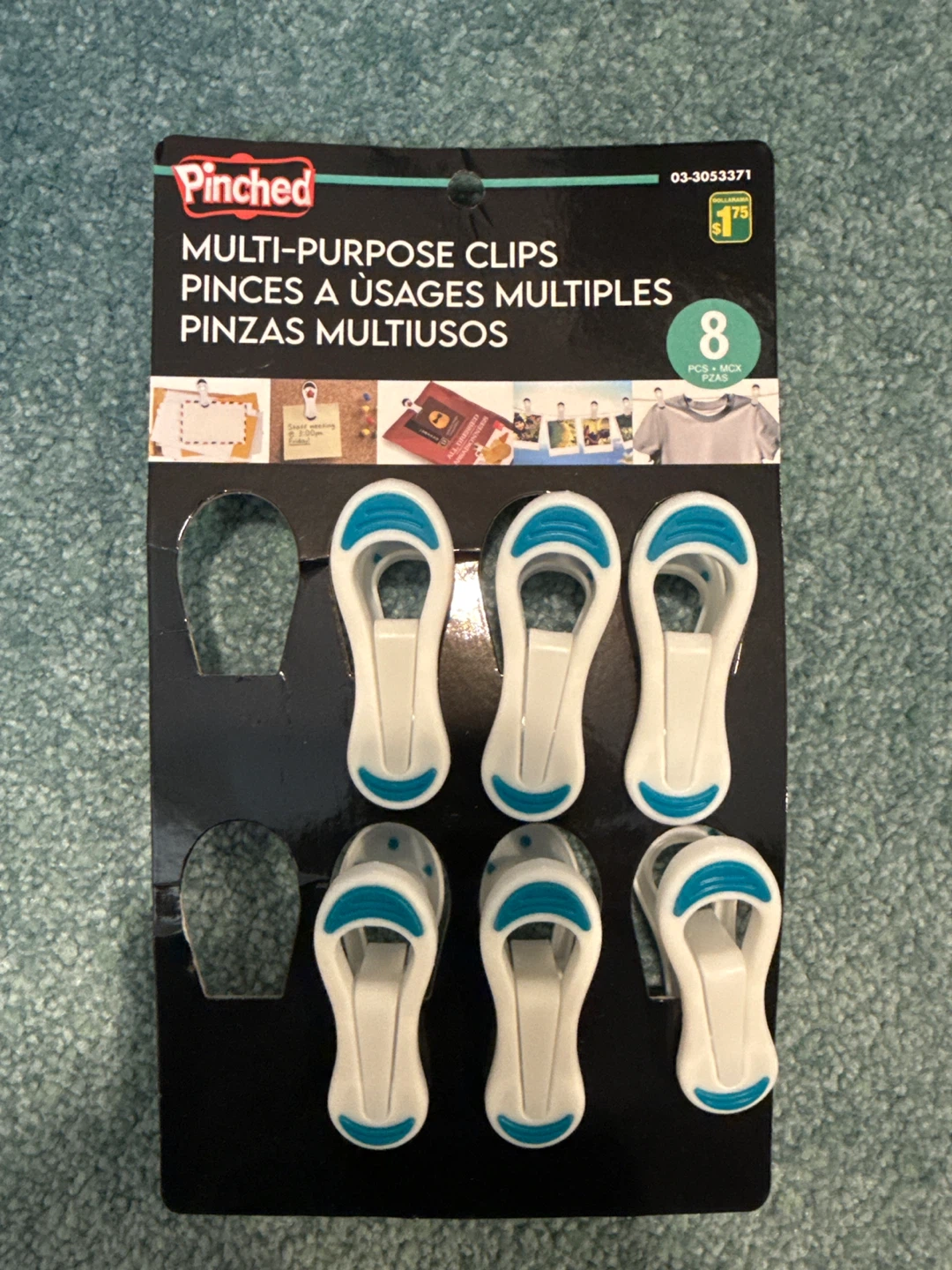 Pinched Multi-Purpose Clips (6 Pack)