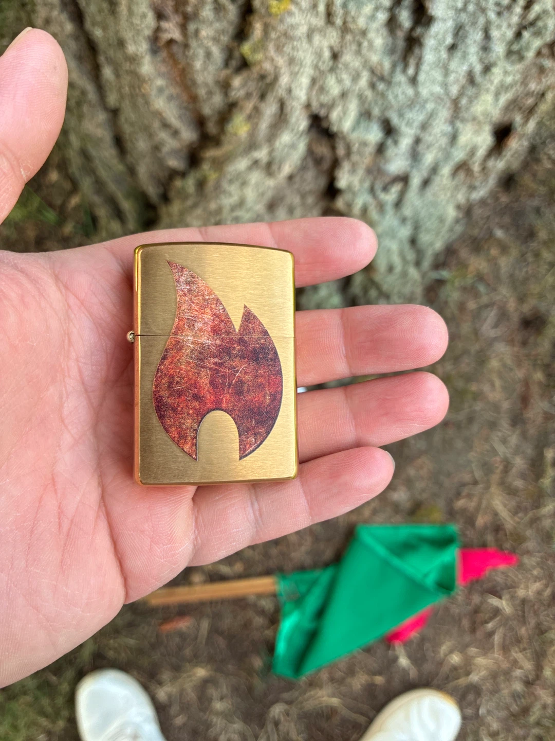 Zippo bronz case