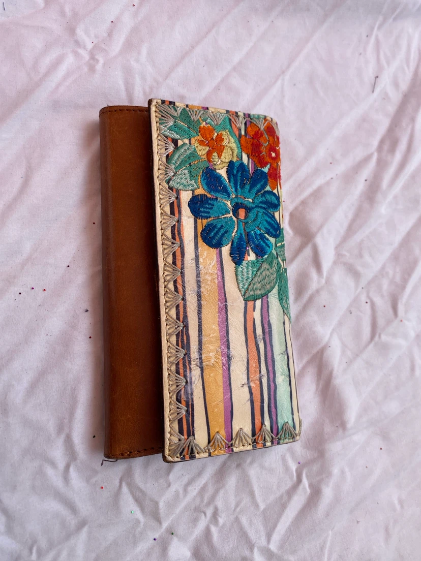 Patricia Nash Floral Embroidered Leather Wallet - photo 3