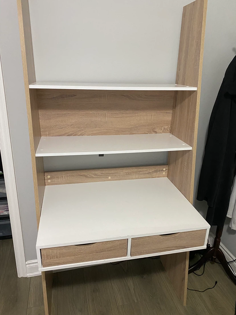 JYSK HEBY Desk with Shelving Unit
