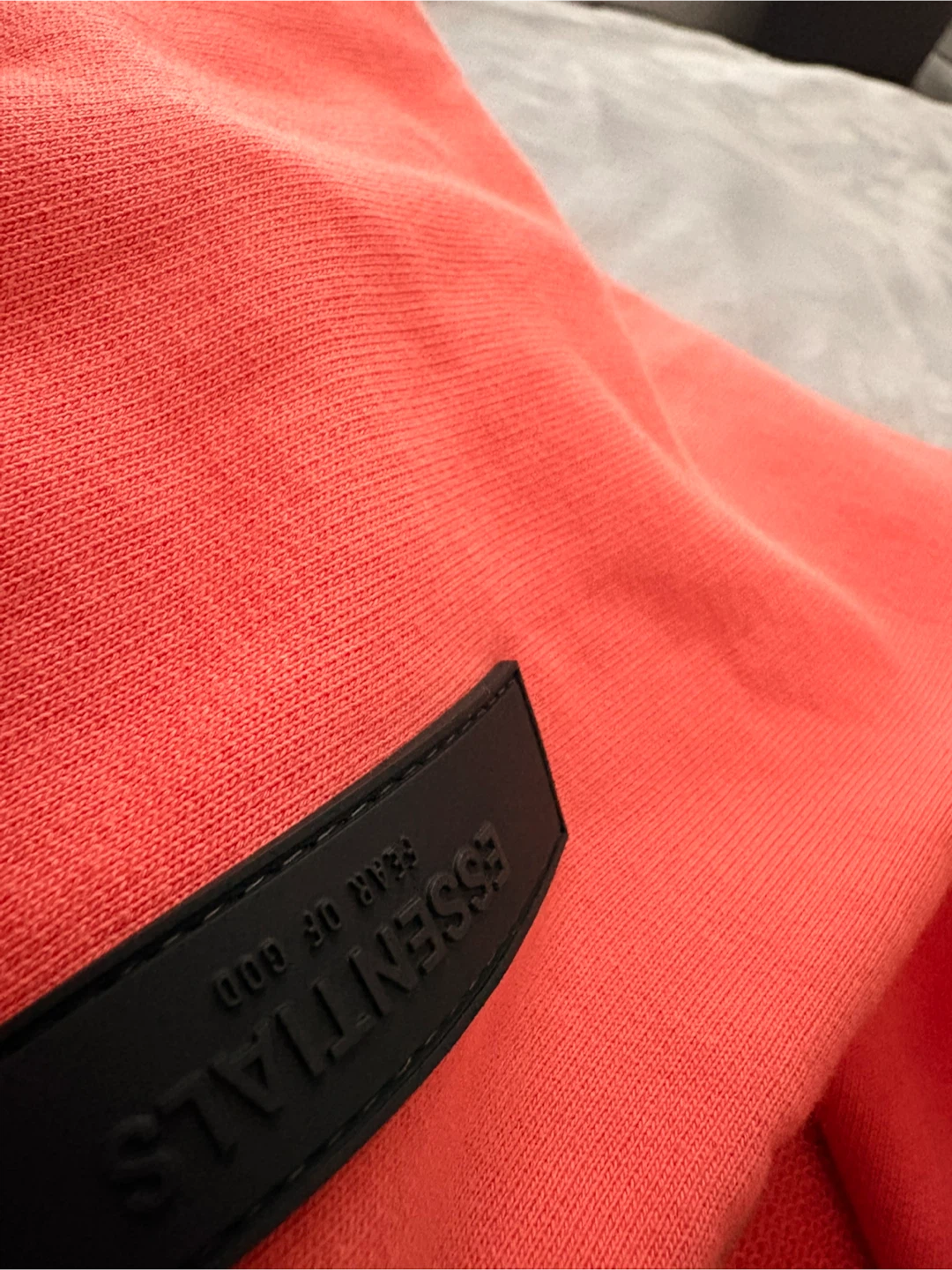 Fear of God Essentials Hoodie - Coral - photo 3