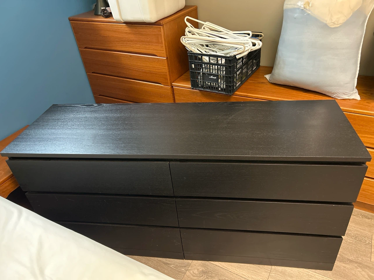 IKEA Malm 6-drawer dresser black brown - photo 3
