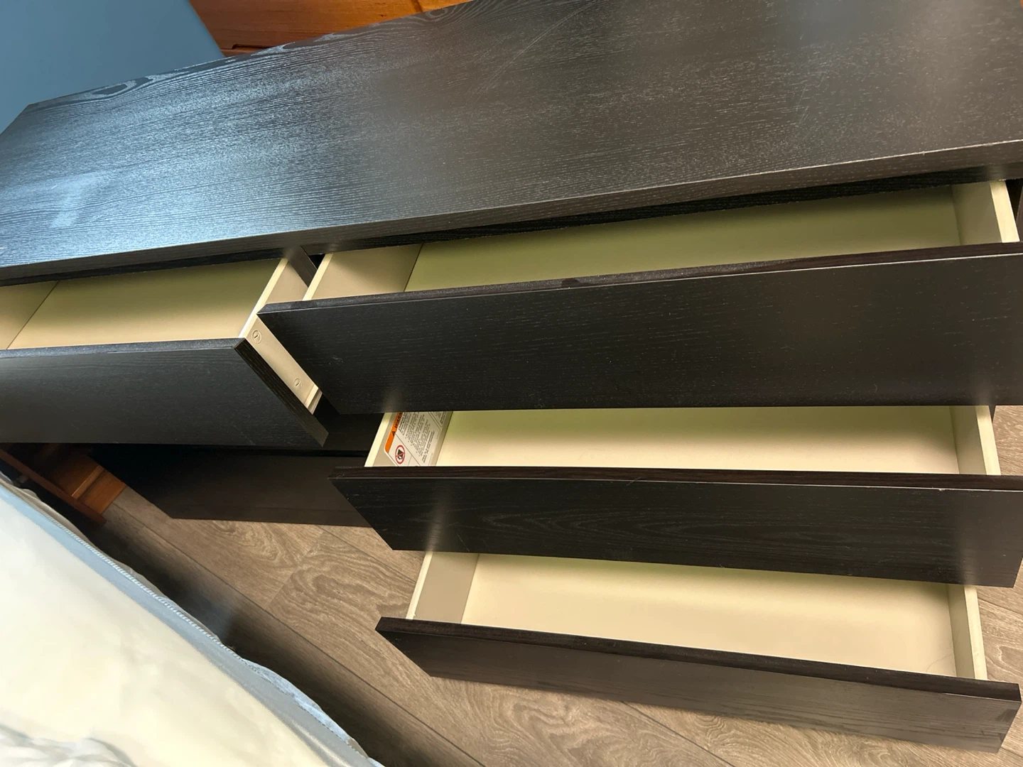 IKEA Malm 6-drawer dresser black brown - photo 5