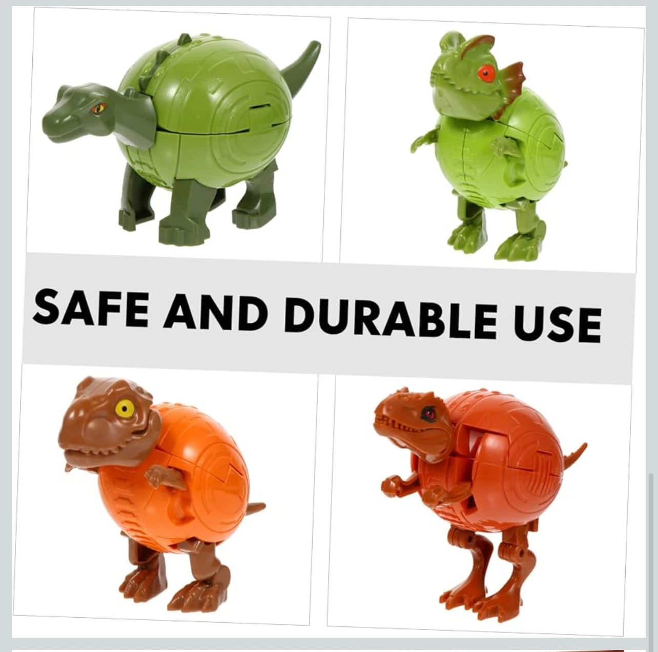8pc Transforming Dinosaur Eggs Toy  Kids Birthday Party Favors - photo 3
