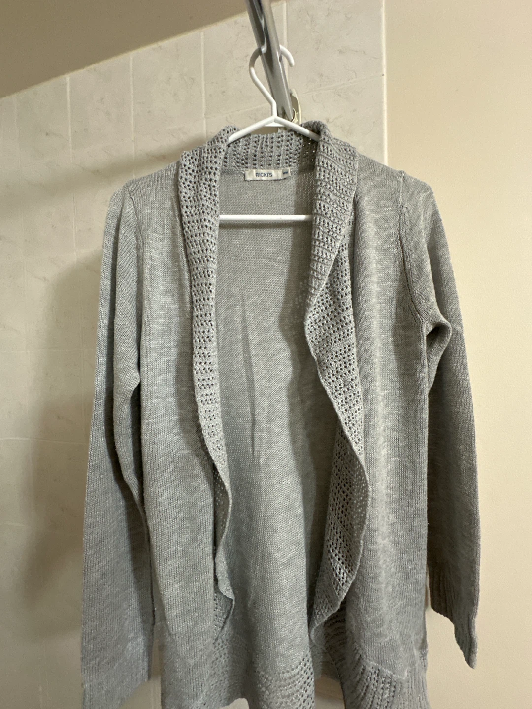 Ricki  Grey Cardigan -Size M - photo 2