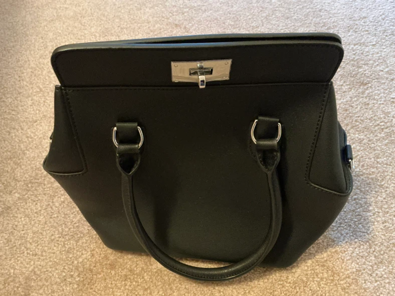 Black Top Handle Handbag - photo 2