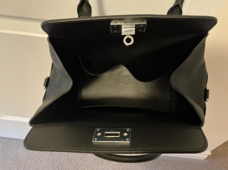 Black Top Handle Handbag - photo 4