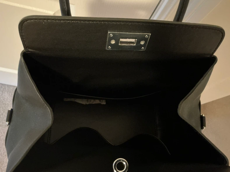 Black Top Handle Handbag - photo 5