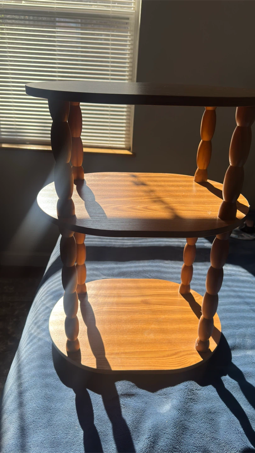 3-Tier Wooden Side Table - photo 3