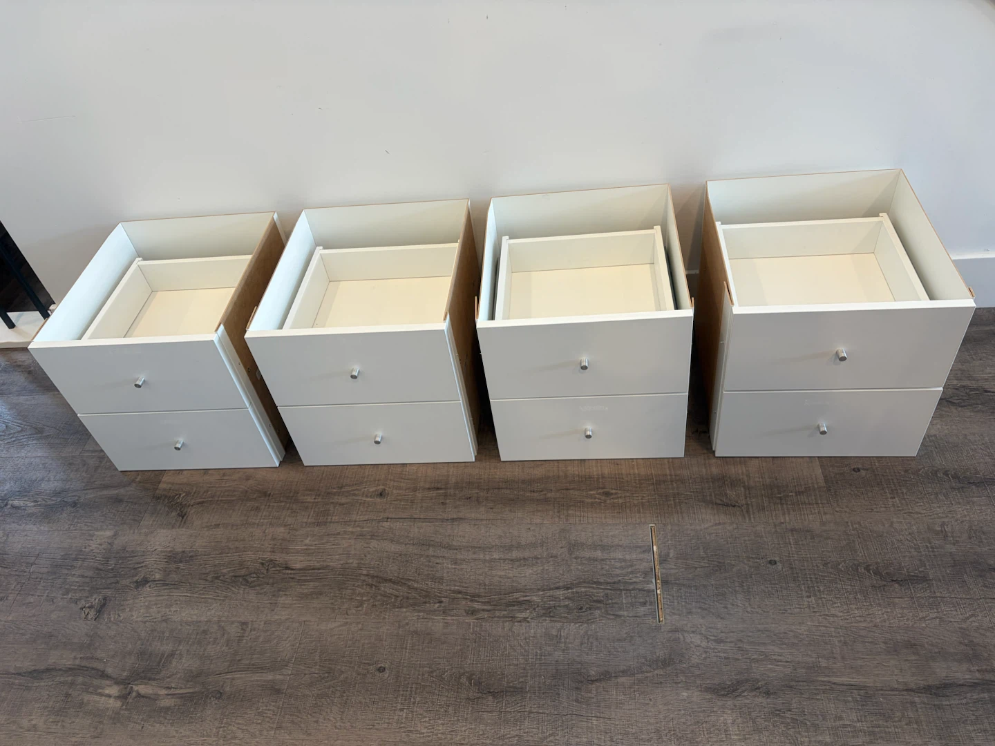 IKEA KALLAX white inserts drawers set for $80 - photo 2