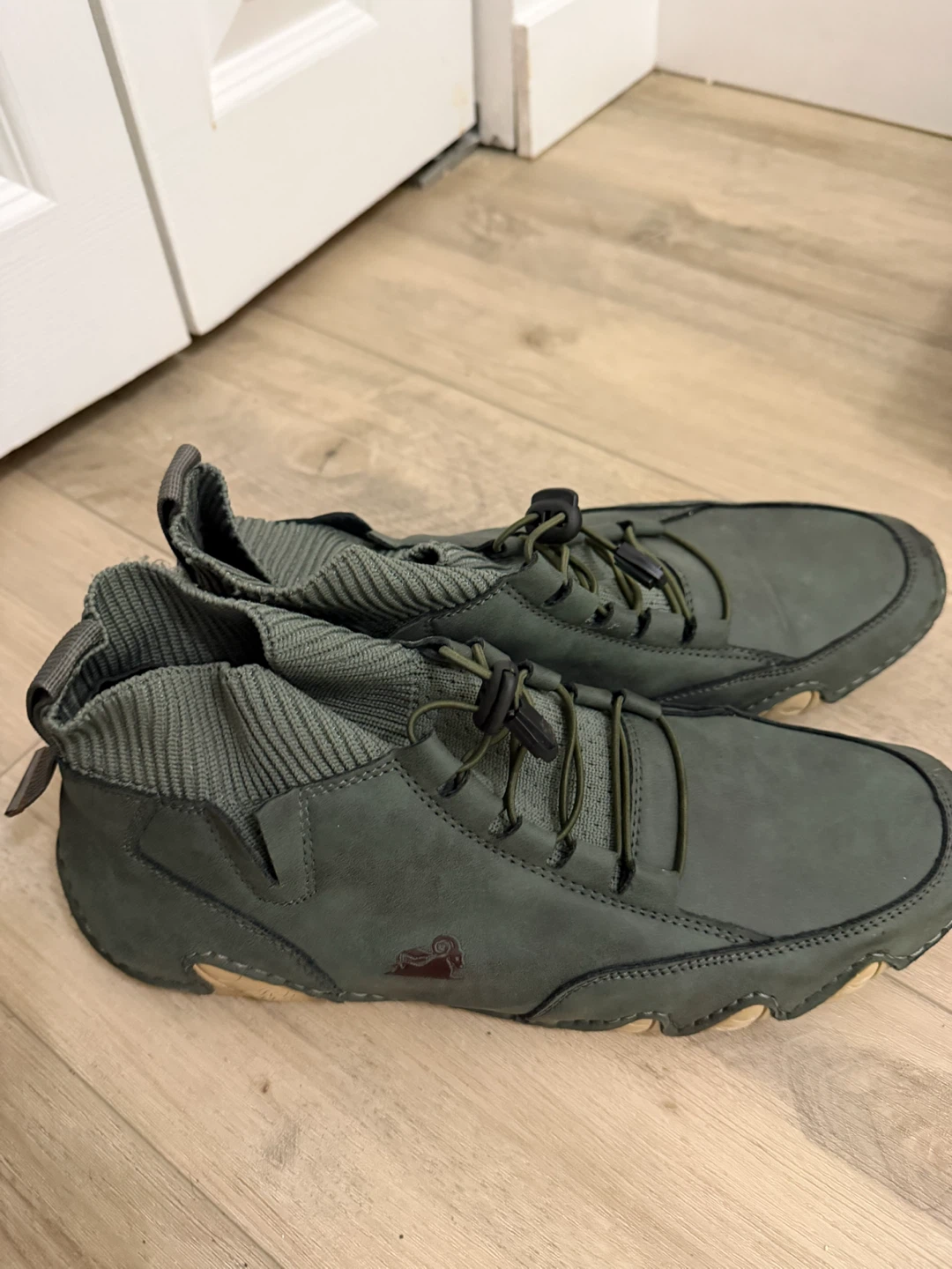 Green Ankle Boots with Laces - photo 2