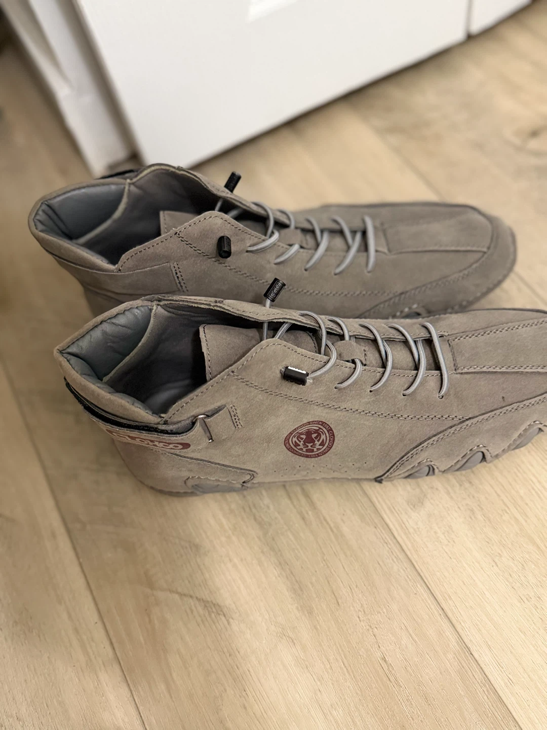 Clarks Grey Suede Casual Shoes