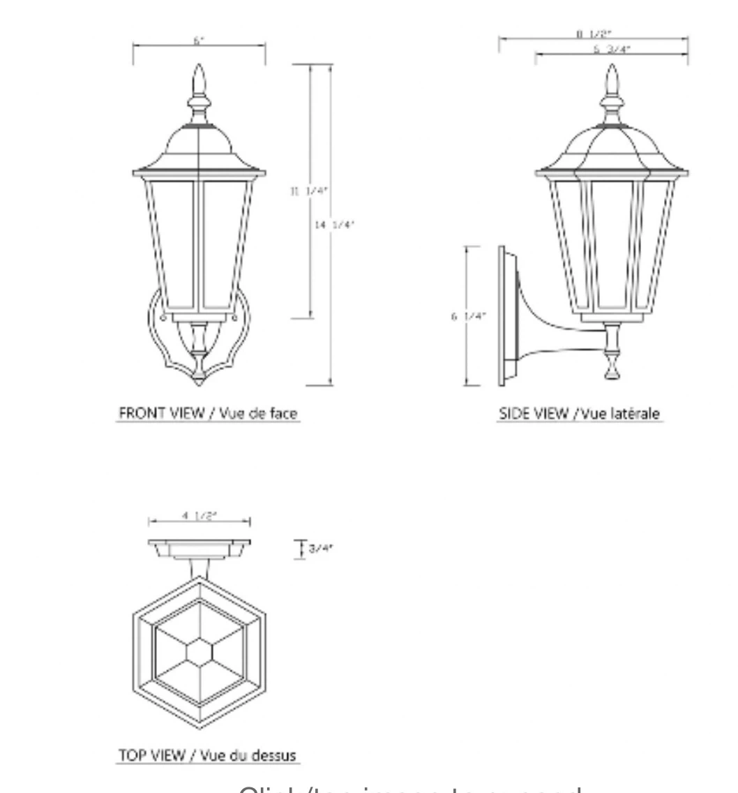 C Cattleya White Outdoor Wall Lantern Sconce 2-Pack - photo 5