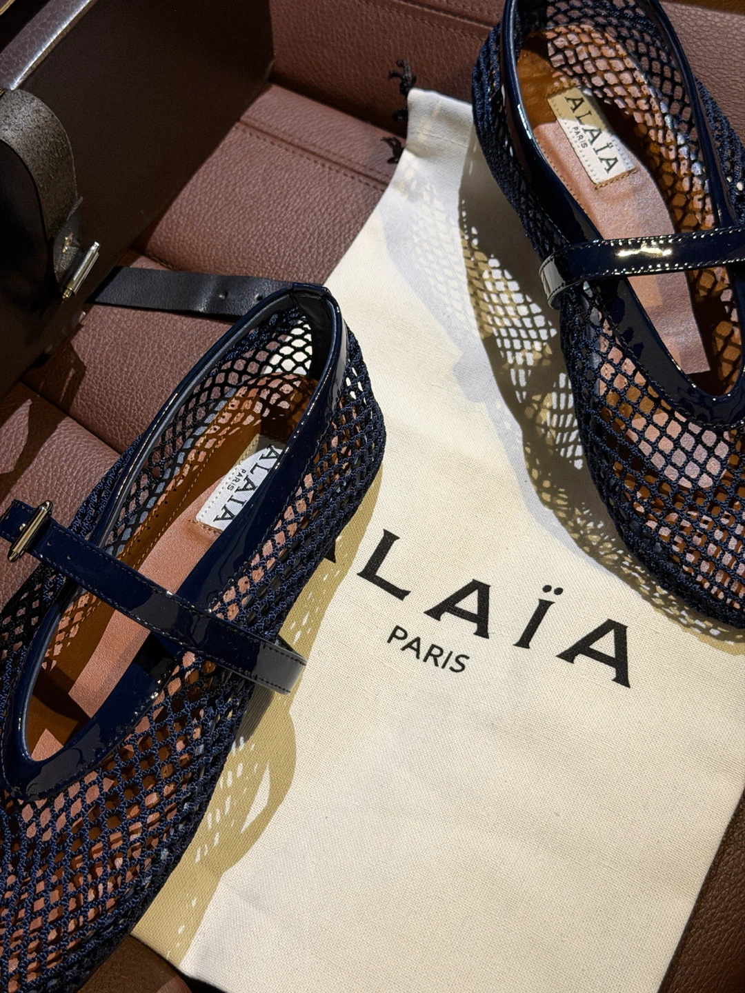 Alaïa Paris Mesh Flats,Size:40,Brand New