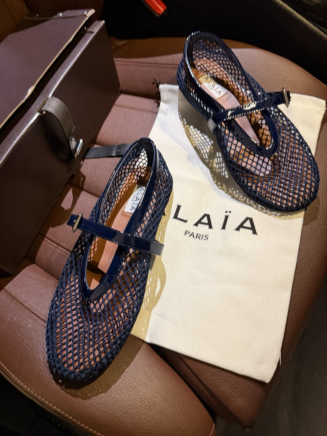 Alaïa Paris Mesh Flats,Size:40,Brand New - photo 2