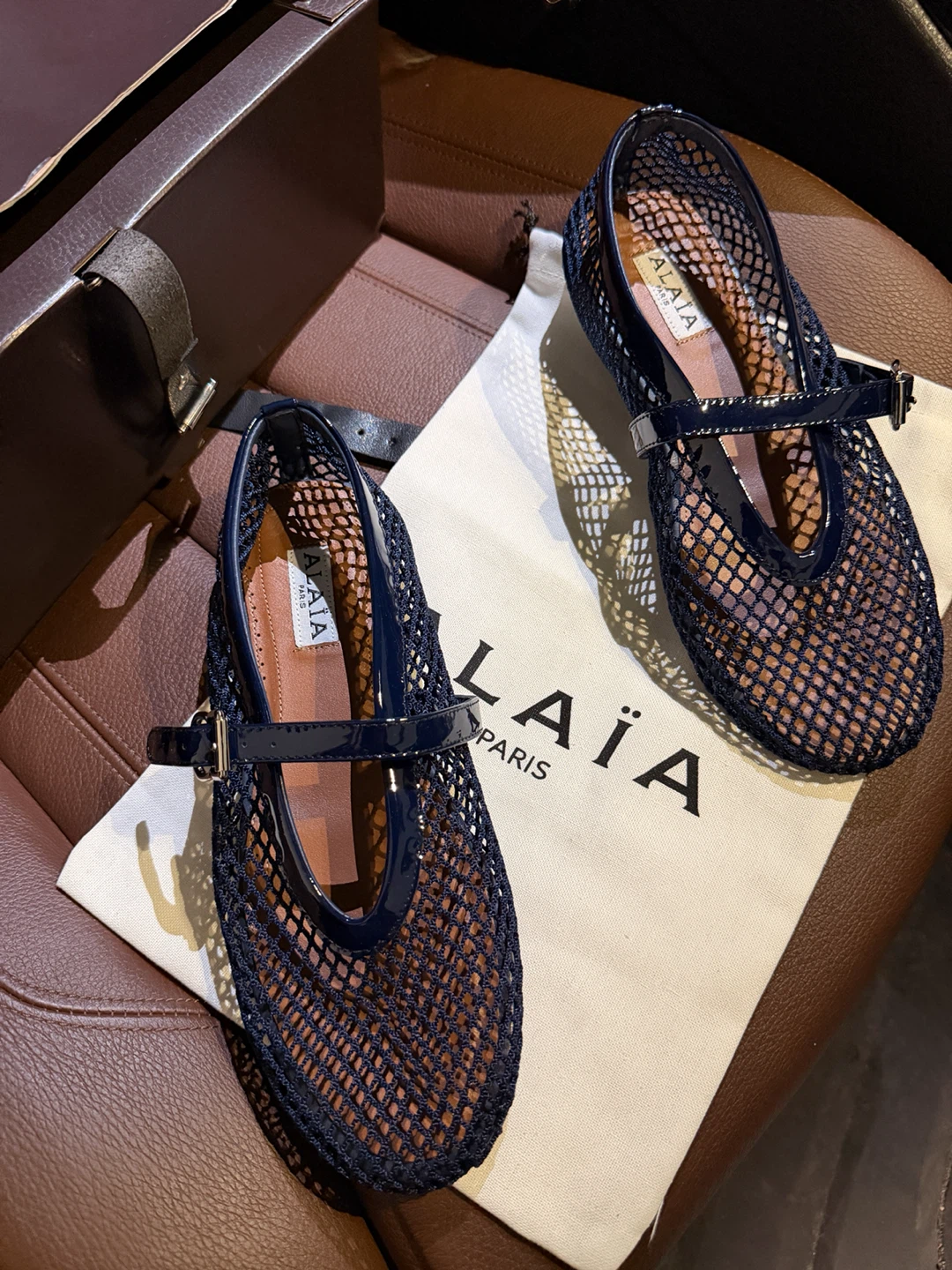 Alaïa Paris Mesh Flats,Size:40,Brand New - photo 4