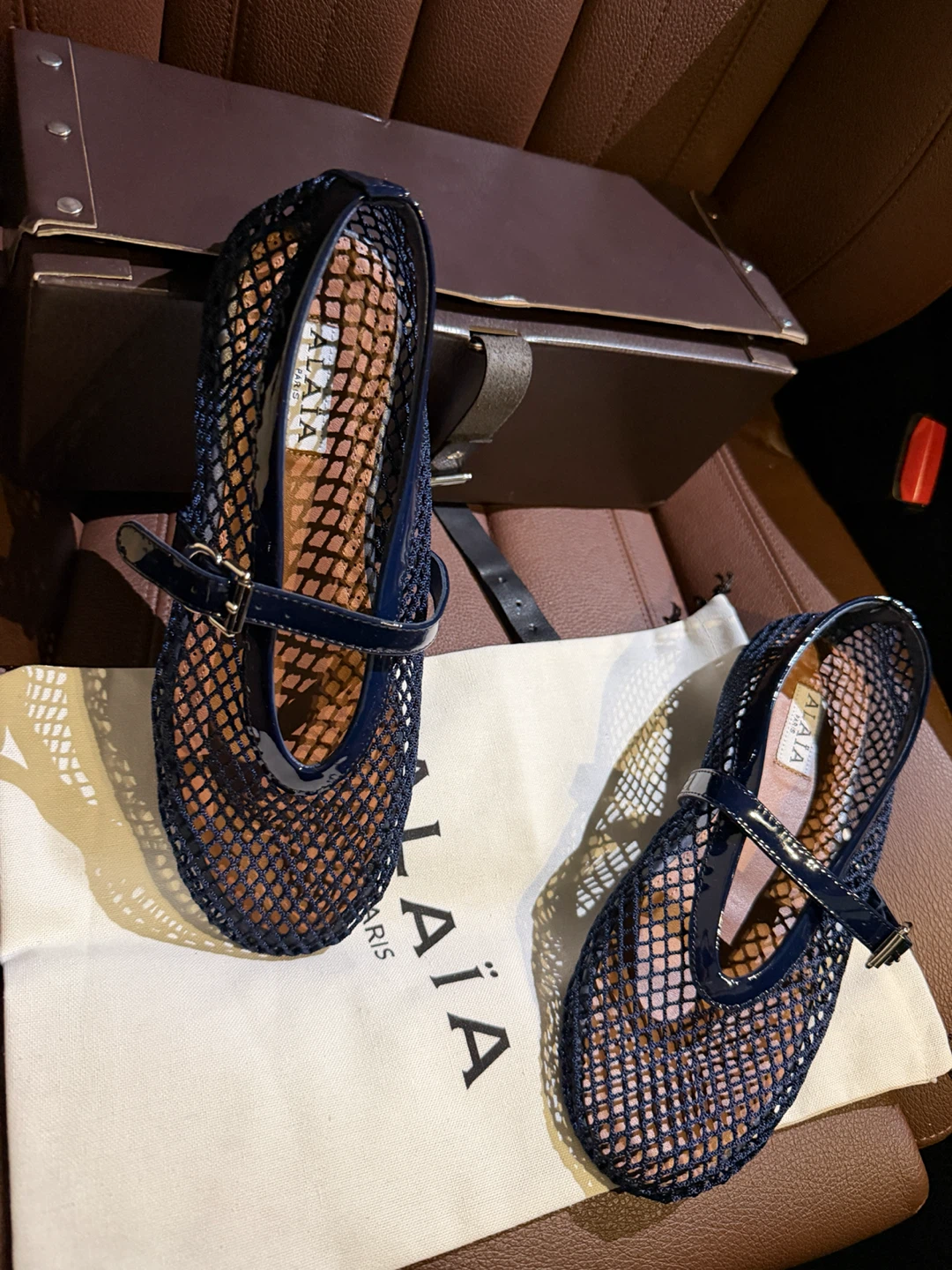 Alaïa Paris Mesh Flats,Size:40,Brand New - photo 5