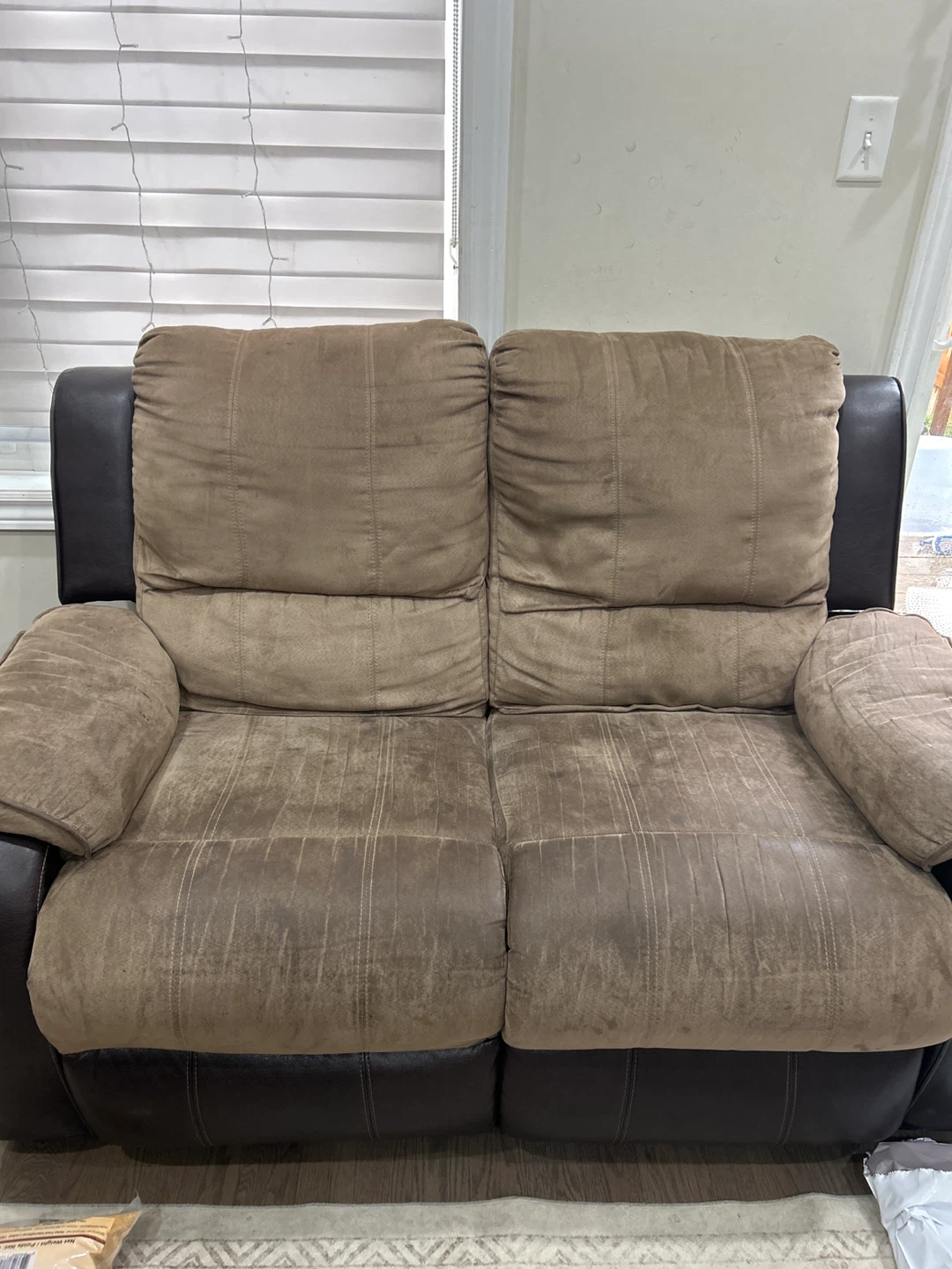Brown Recliner Sofa