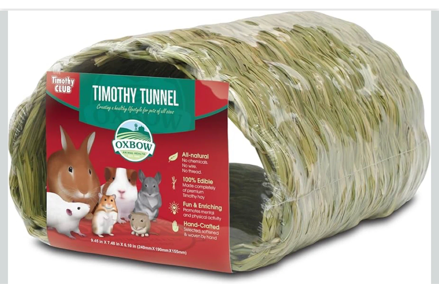 Oxbow Timothy Tunnel for Small Animals