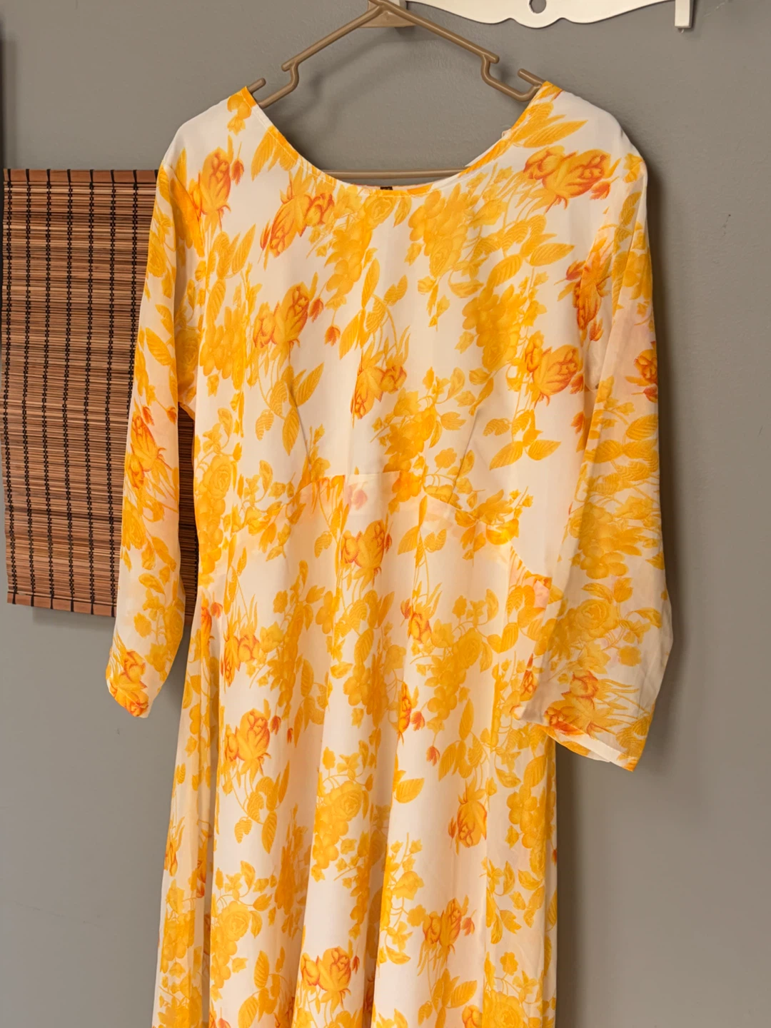 Maxi Dress Yellow Floral Size 6XL - photo 2