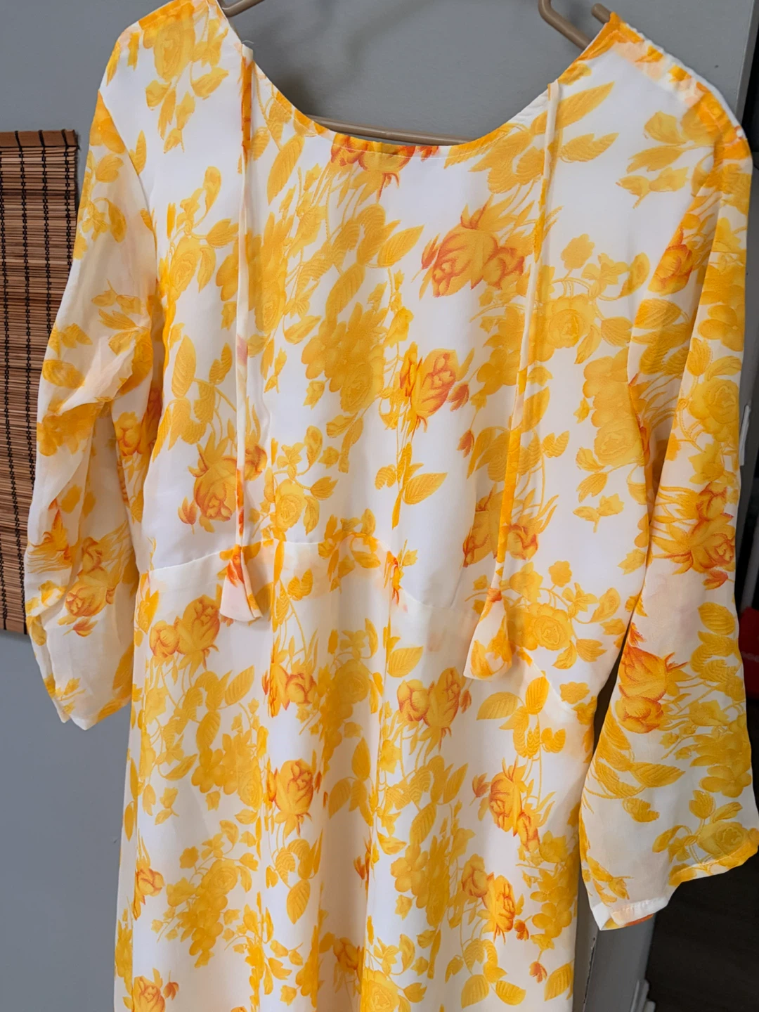 Maxi Dress Yellow Floral Size 6XL - photo 5