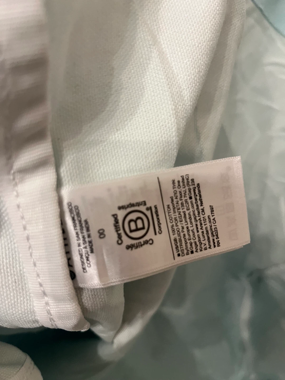 Athleta Blue Ombre Cotton Tote Bag - photo 3