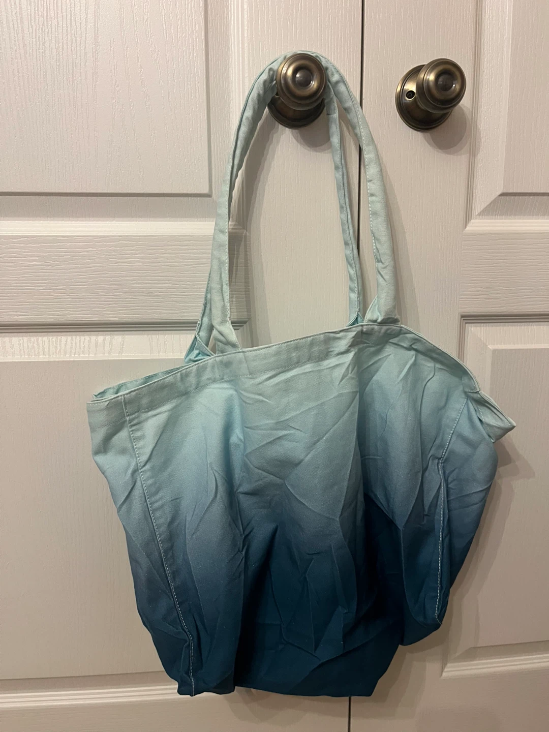 Athleta Blue Ombre Cotton Tote Bag - photo 4