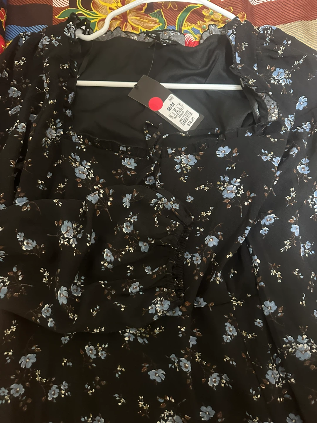 Forever 21 Floral Long Sleeve Dress Size Medium - photo 2