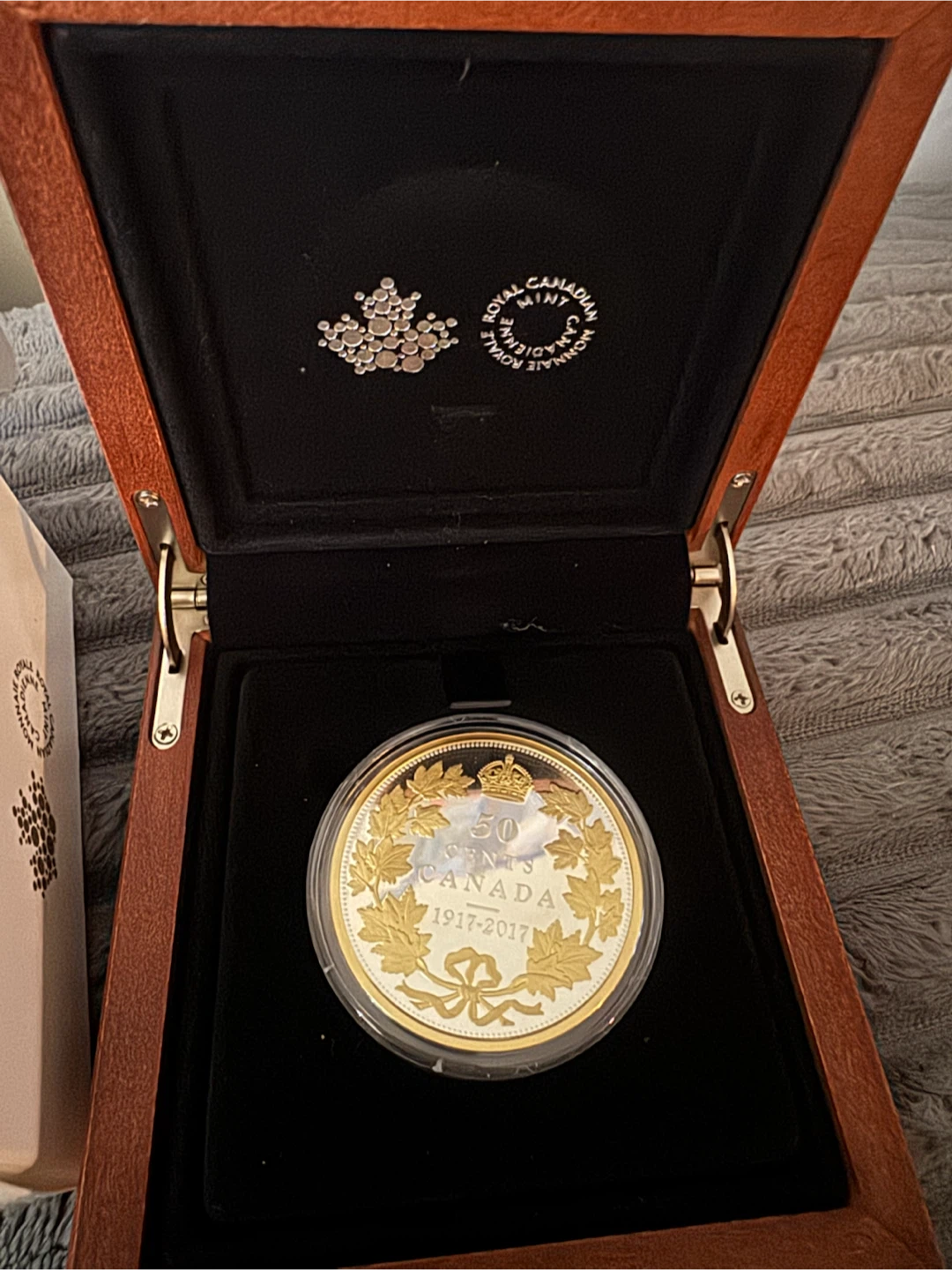 2 oz silver coin Gold plated - photo 2
