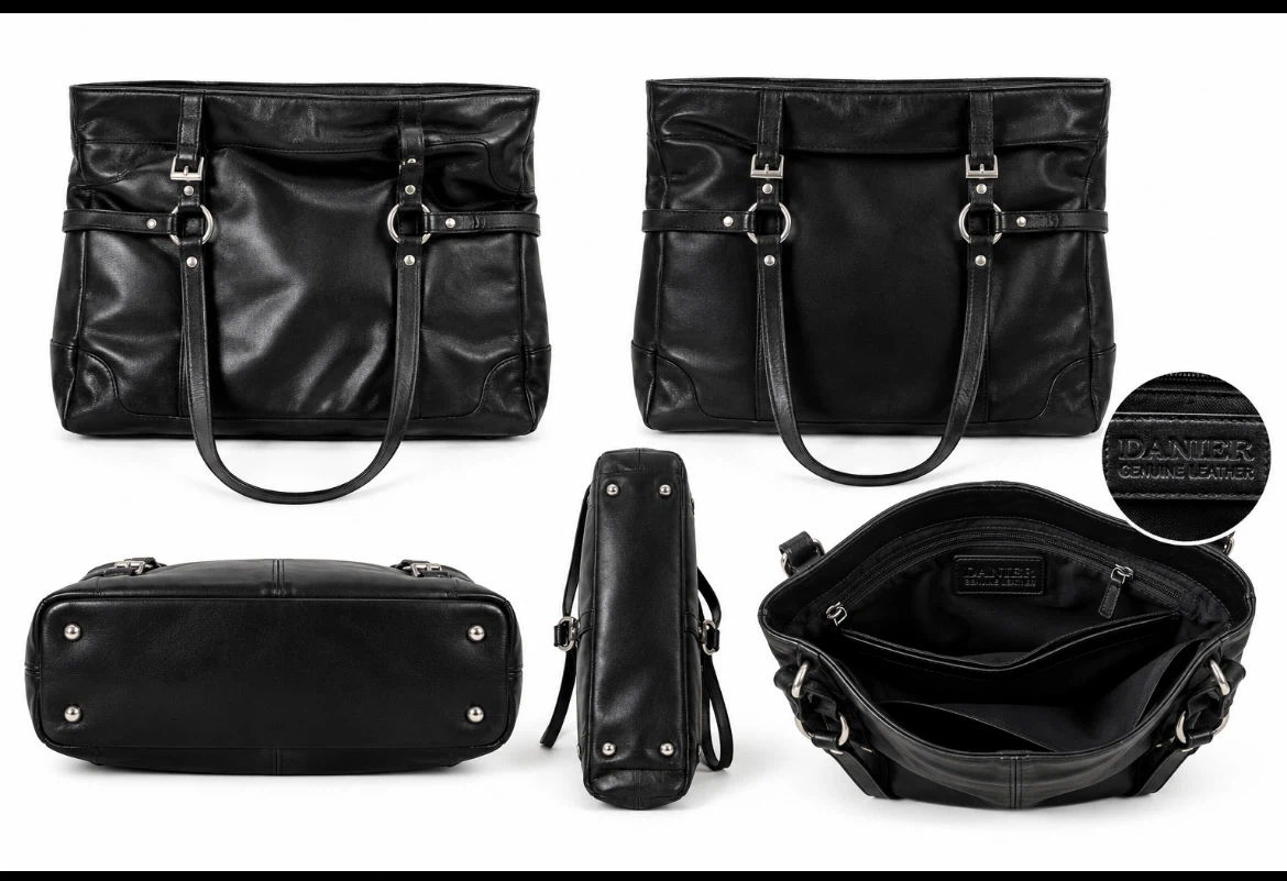 Danier Genuine Leather Laptop /Tote Bag - photo 2