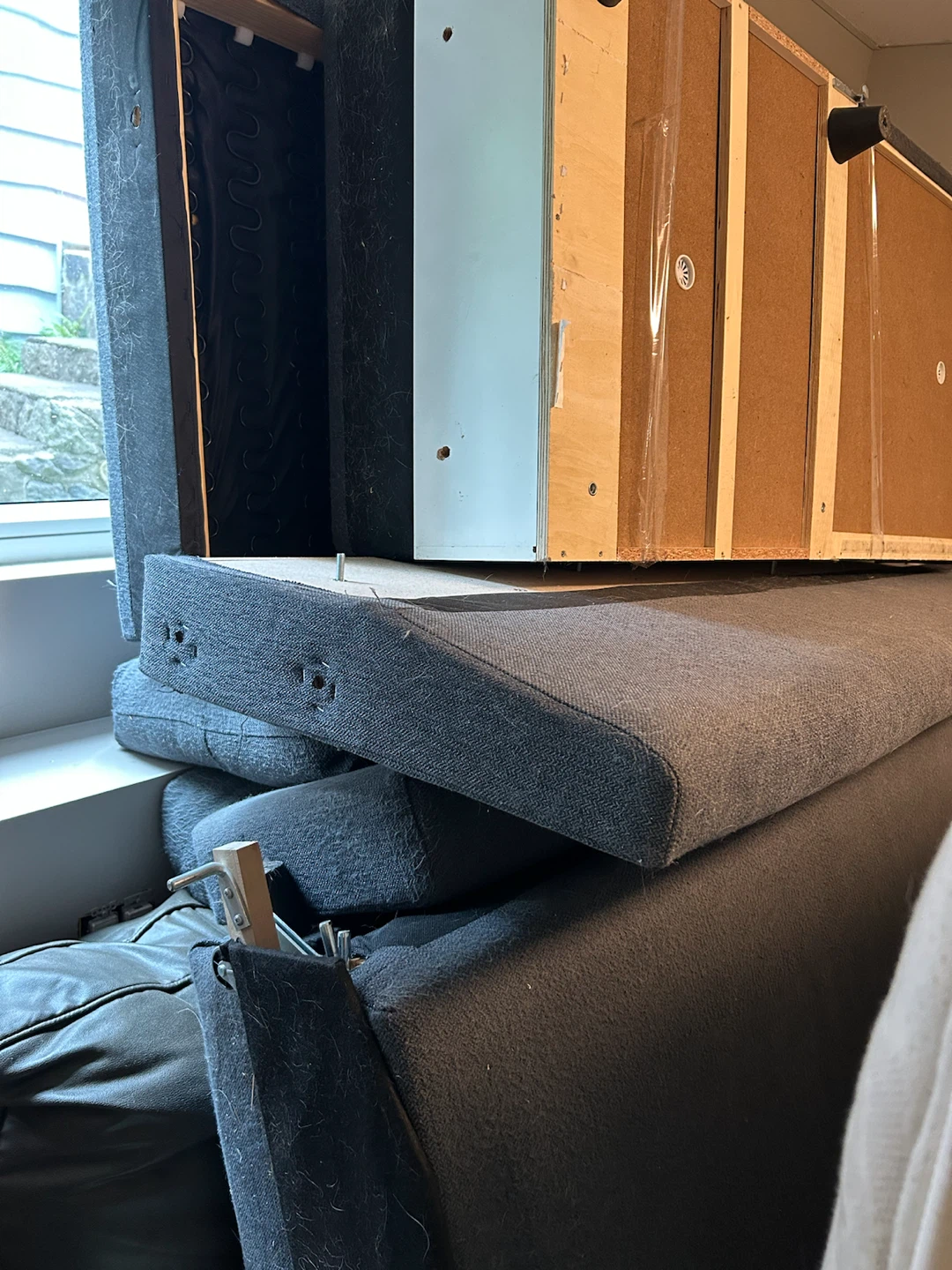 IKEA HOLMSUND sleeper sofa in medium grey - photo 4