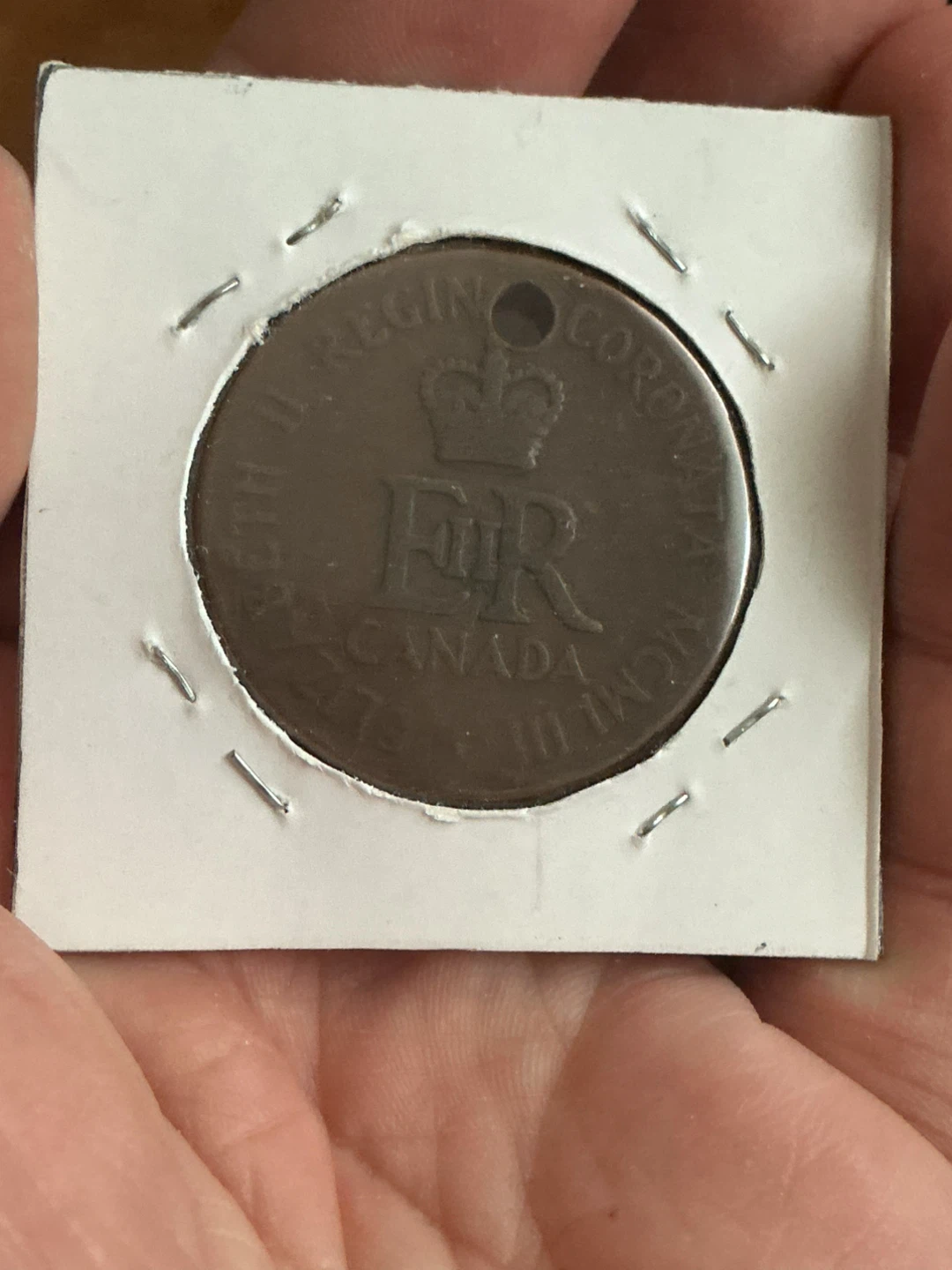 Antique Queen Elizabeth Ii coronation medal - photo 2