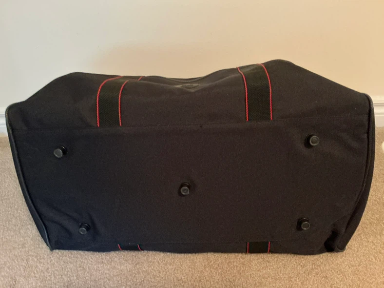 Black Duffle Bag with Red Trim - photo 3