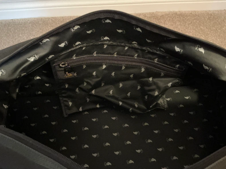 Black Duffle Bag with Red Trim - photo 5