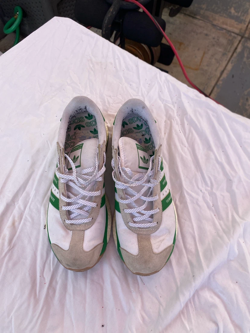 Adidas Gazelle Sneakers - White/Green