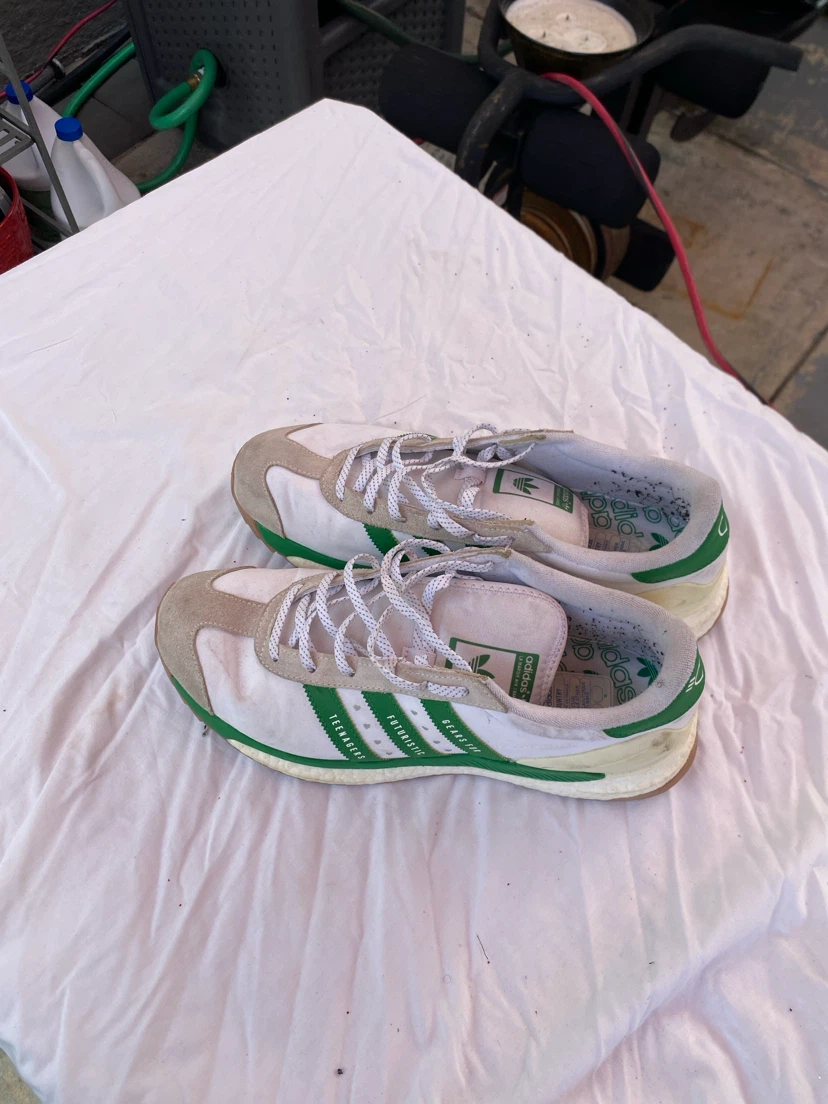 Adidas Gazelle Sneakers - White/Green - photo 2
