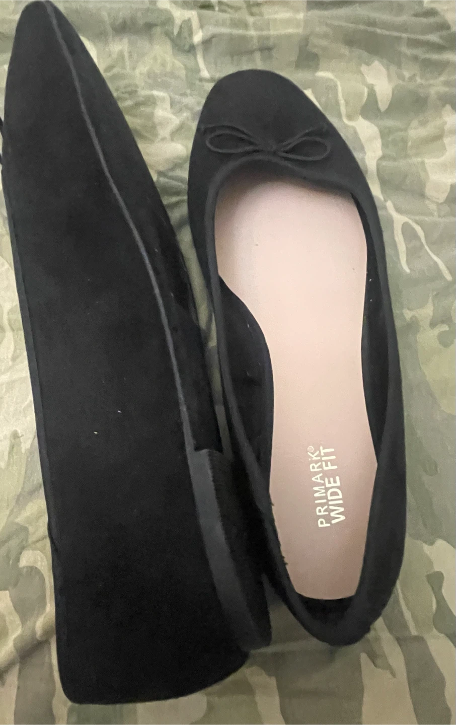 Primark Wide Fit Black Ballet Flats and Sandals size 10 - photo 3