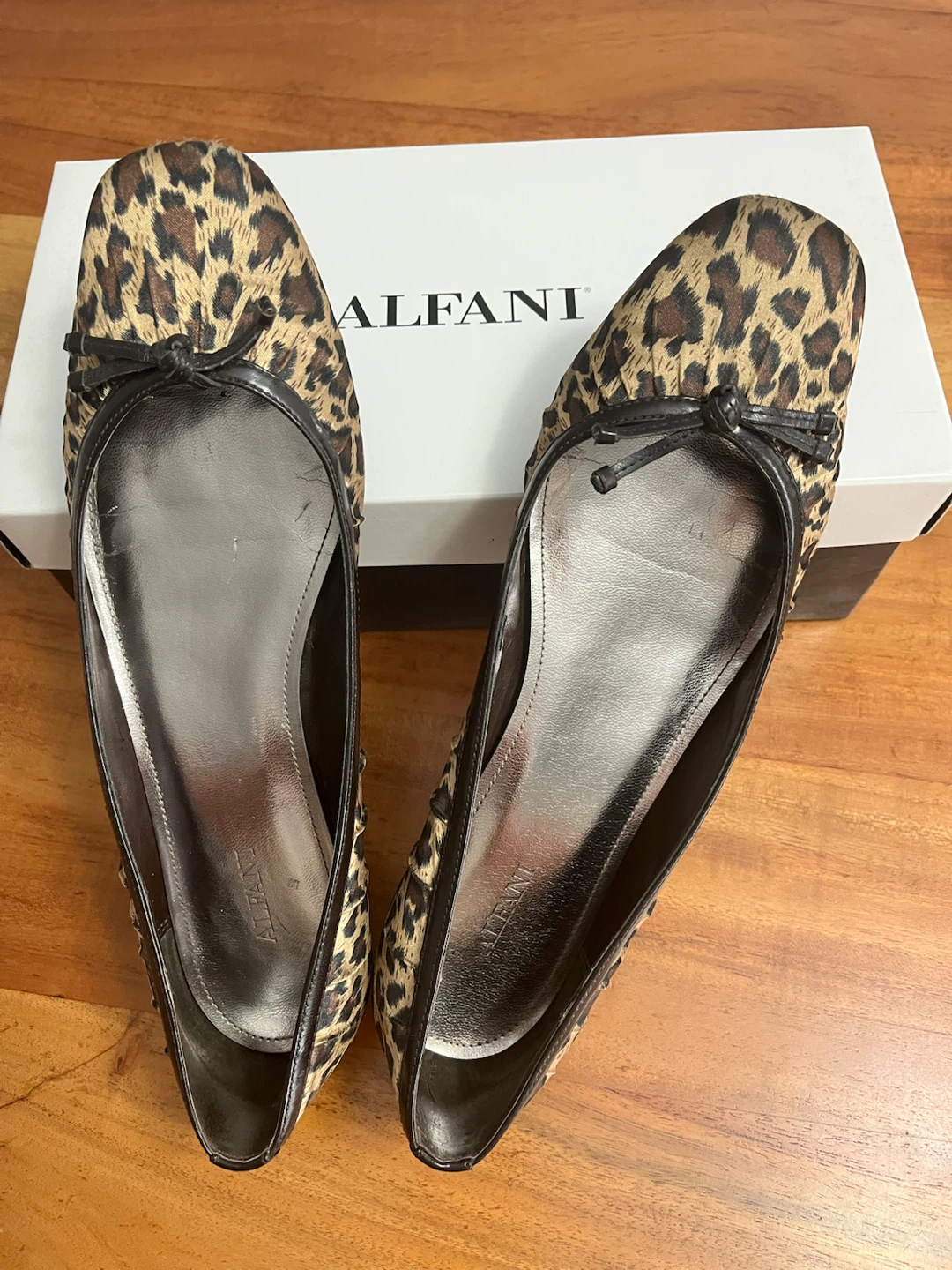 Alfani Leopard Print Ballet Flats