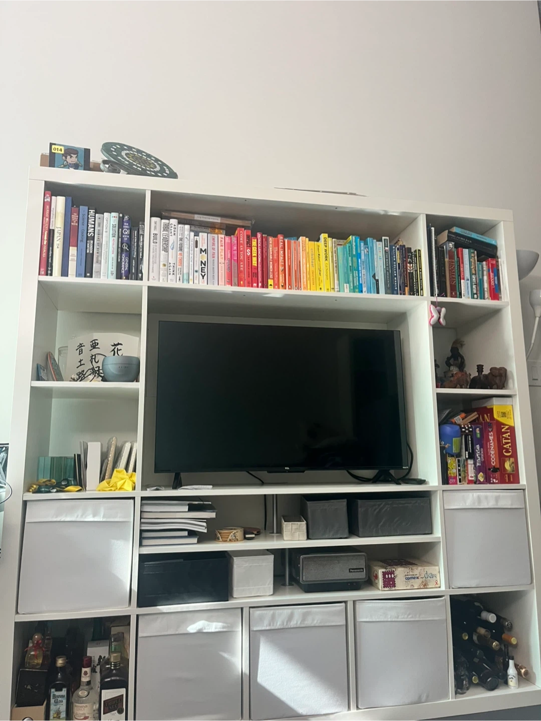 IKEA TV Storage Unit / Bookshelf - White