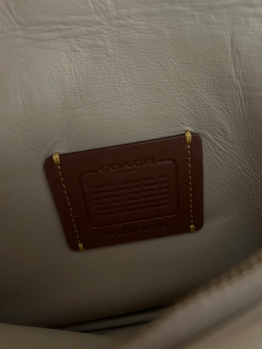 Coach Pillow Tabby Shoulder Bag Cream - photo 2