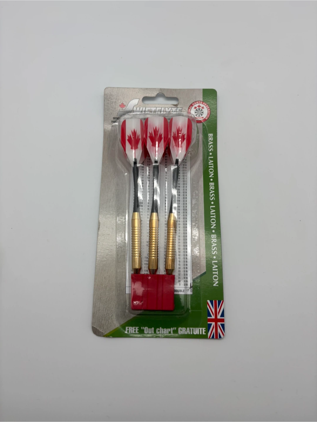 Set of three Canadian darts