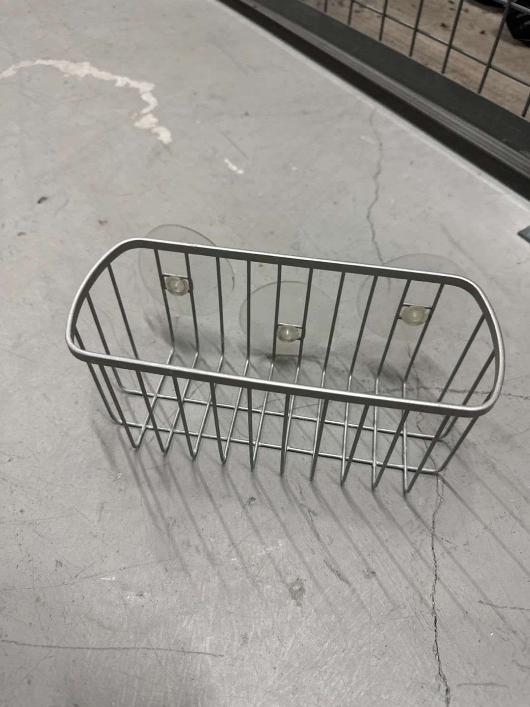 Metal Wire Shower Caddy Basket with Suction Cups