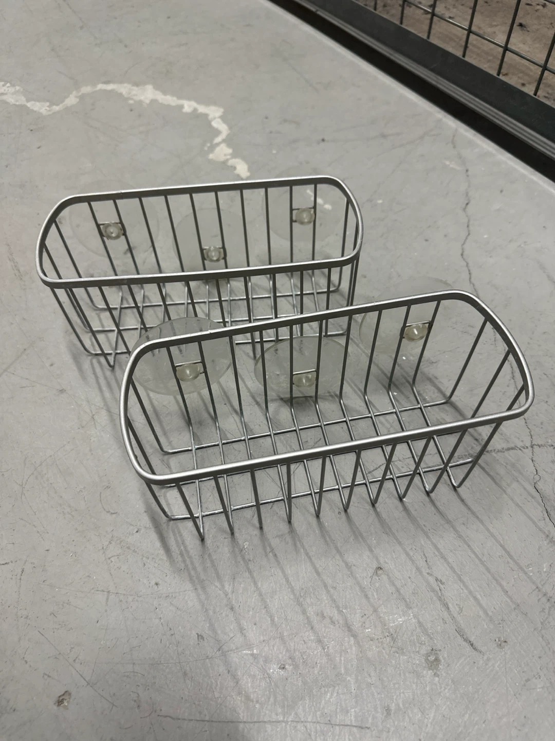 Metal Wire Shower Caddy Basket with Suction Cups - photo 4