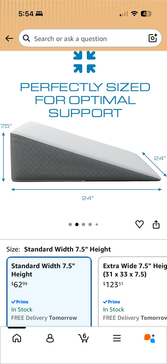 Wedge pillow