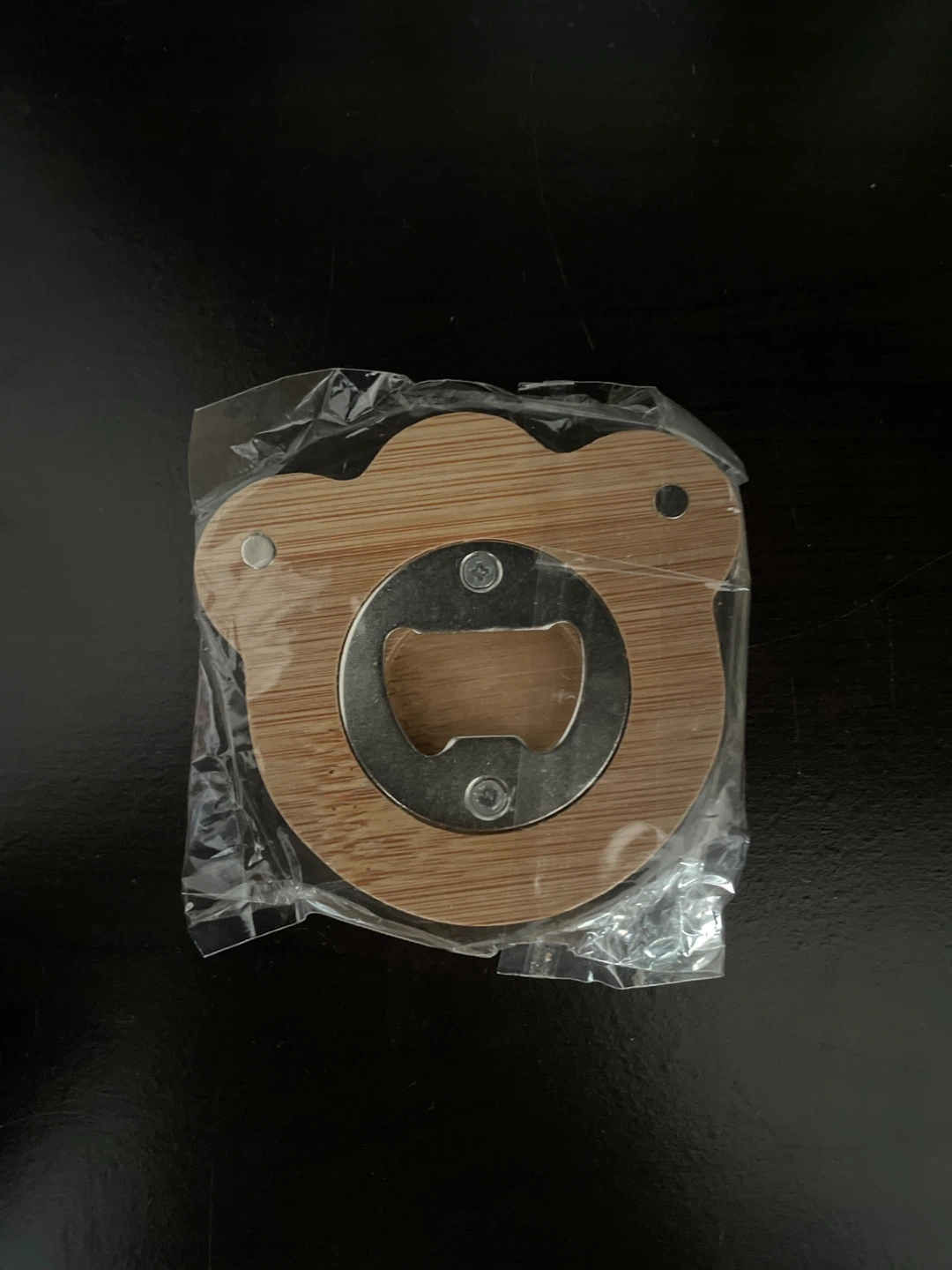Wooden Bear Shaped Bottle Opener