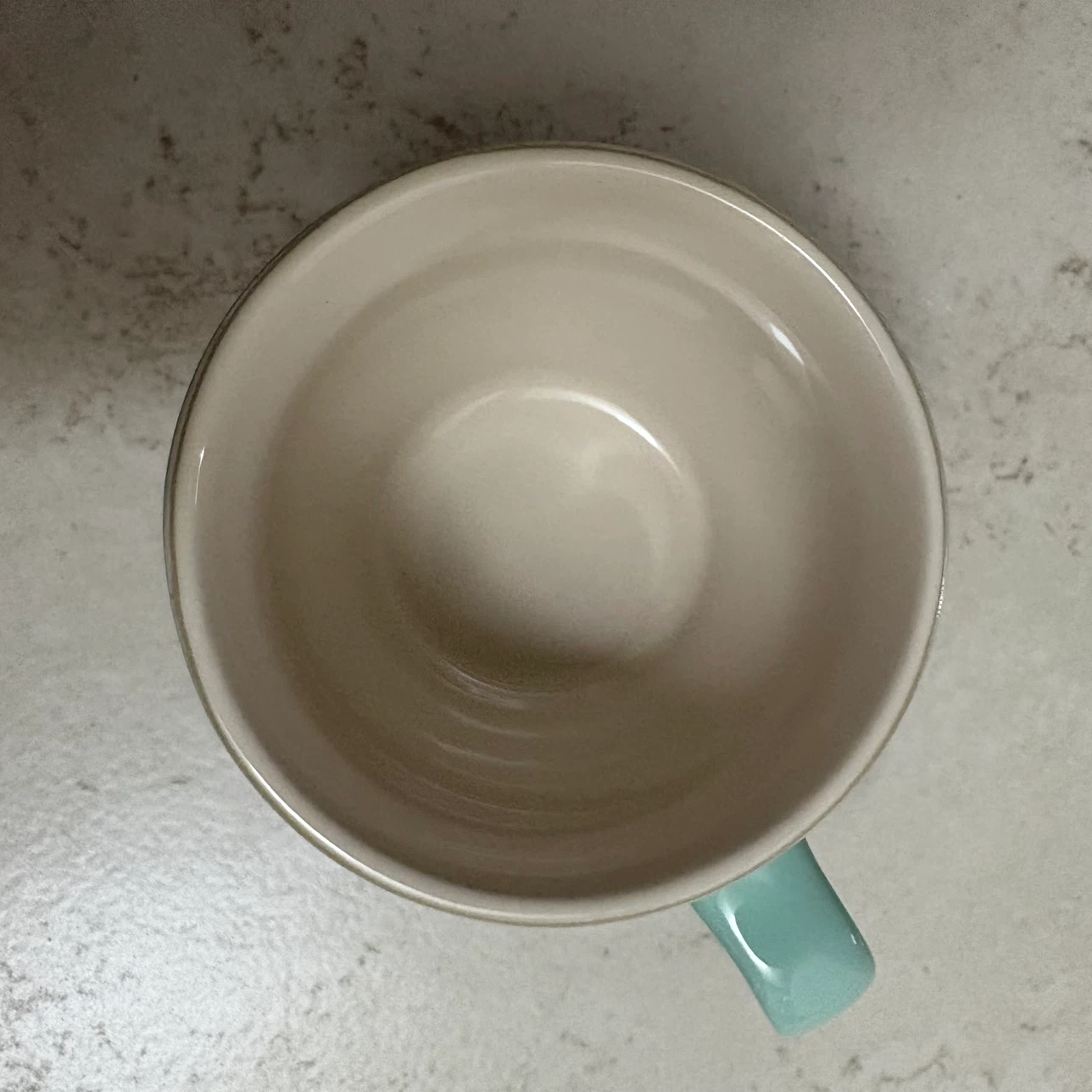 Le creuset cappuccino cup coffee mug saucer plate set sage green - photo 3