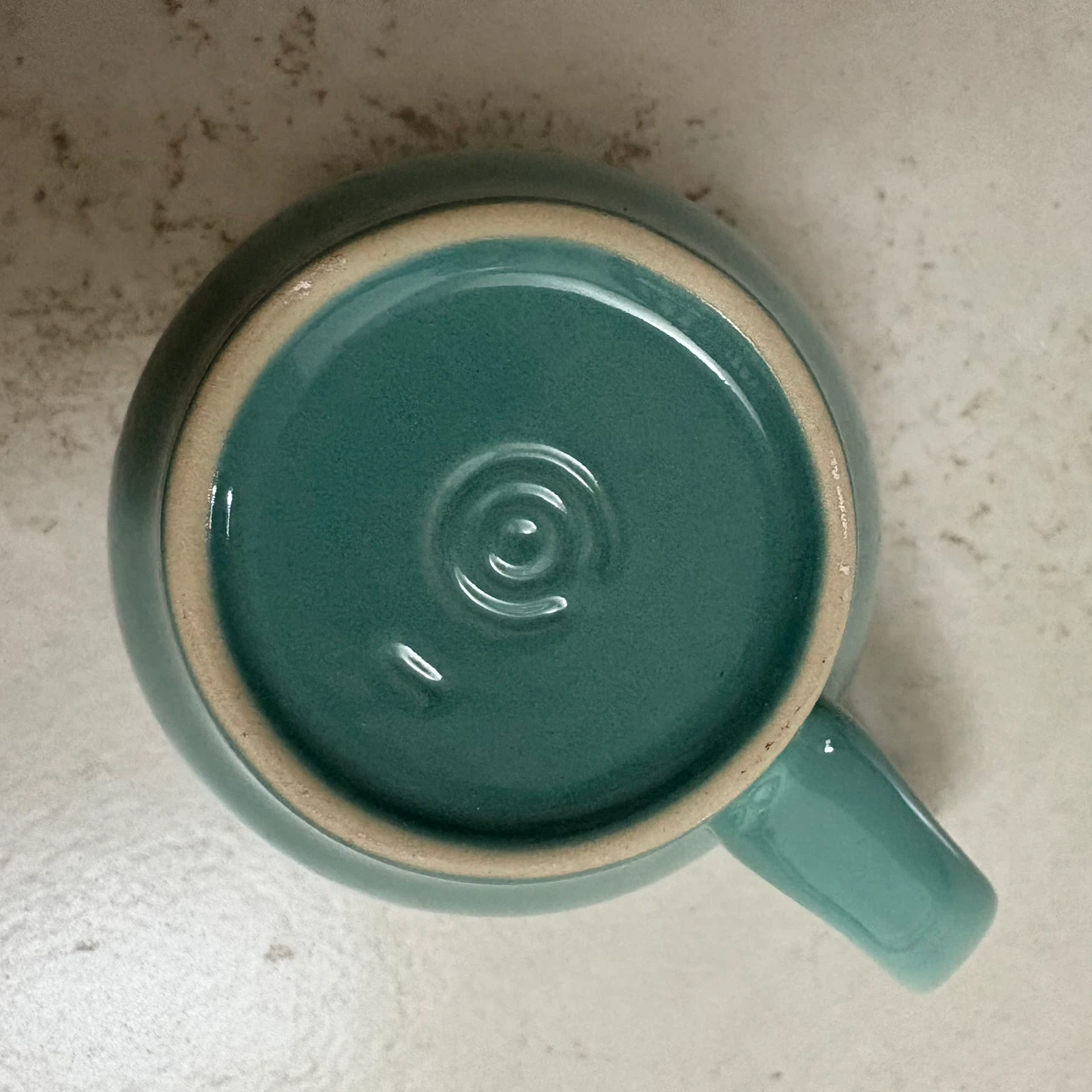 Le creuset cappuccino cup coffee mug saucer plate set sage green - photo 4